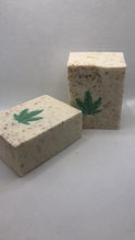 Load image into Gallery viewer, CBD HempSeed Oil, Oatmeal Oat Milk Shea Butter Exfoliating Soap Bar 4.2 oz or 8.7