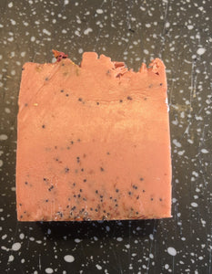 Hand Made Premium Soap Scent: Goat's Milk Poppy Seed Rose Powder Dragon's Blood 3.5oz