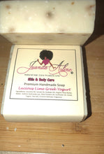 Load image into Gallery viewer, Hand Made Premium Soap Scent: Greek Yogurt Soap Line 5oz. bar
