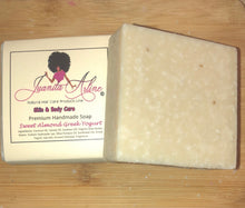 Load image into Gallery viewer, Hand Made Premium Soap Scent: Greek Yogurt Soap Line 5oz. bar
