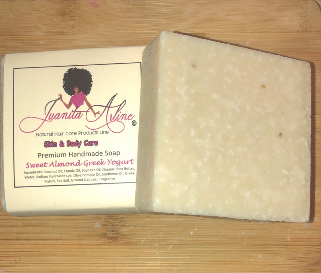 Hand Made Premium Soap Scent: Greek Yogurt Soap Line 5oz. bar