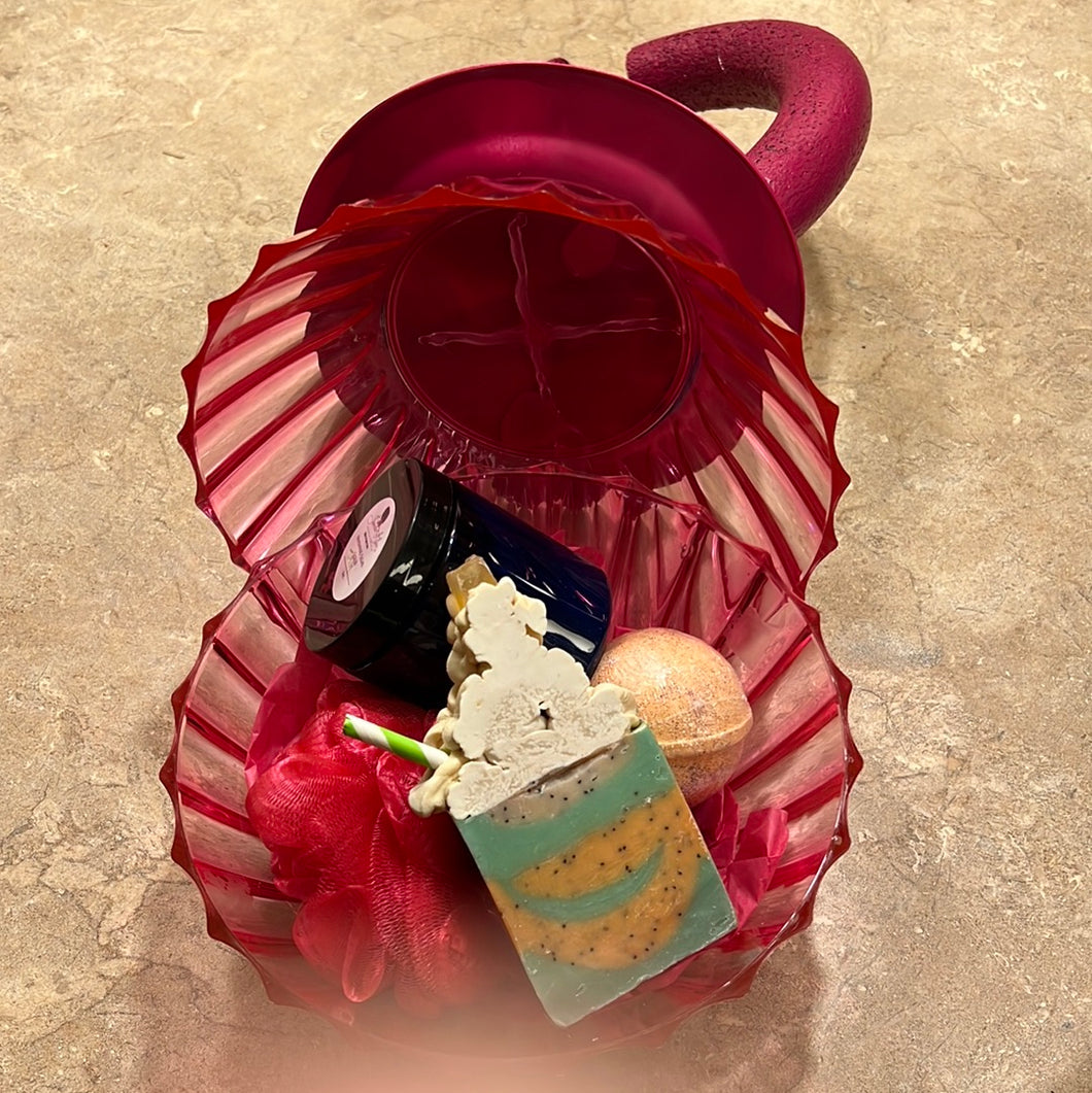 Ring Pop Basket with Artistic Soap